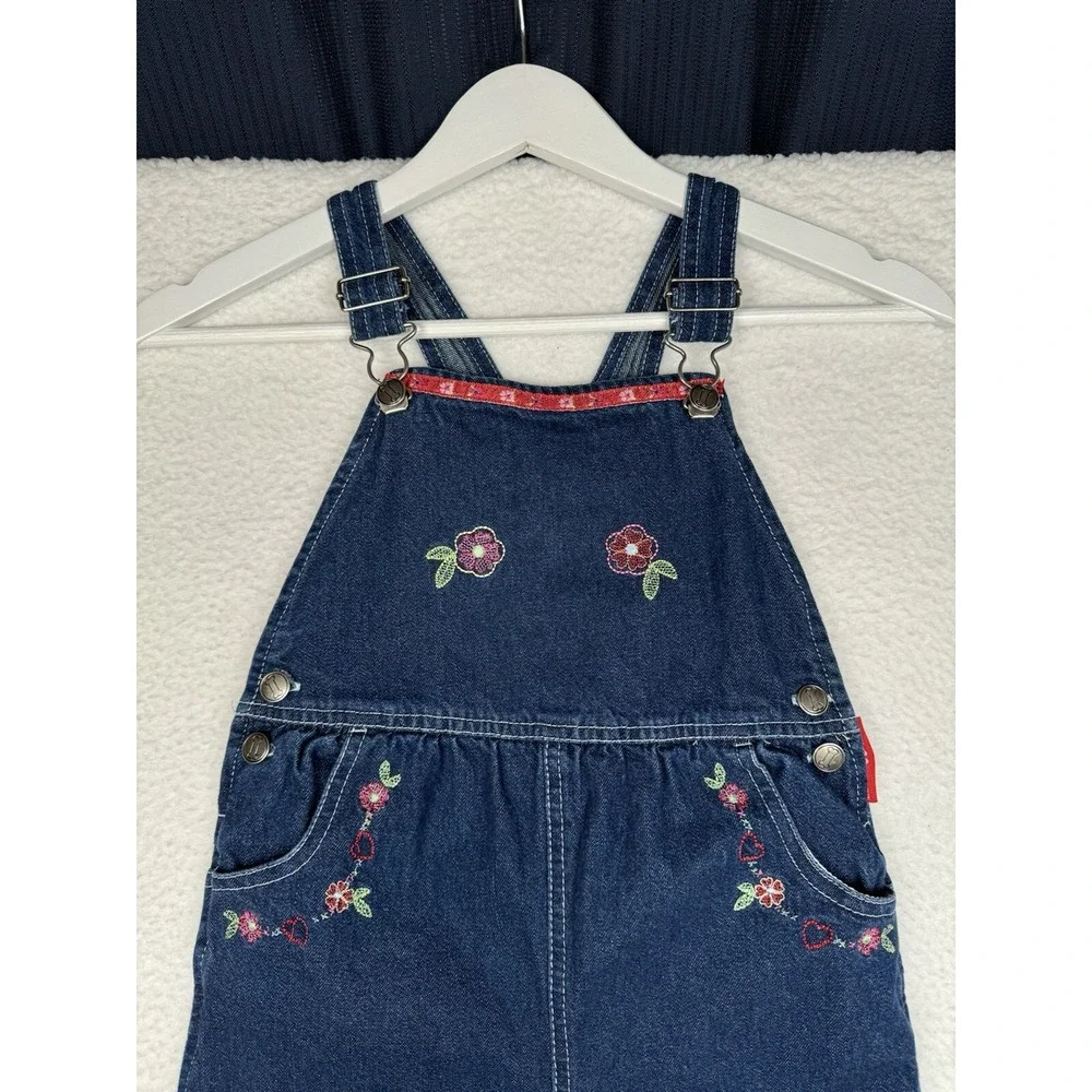 Vintage 90s Clifford The Big Red Dog Denim Overalls - Youth Kids size 4T